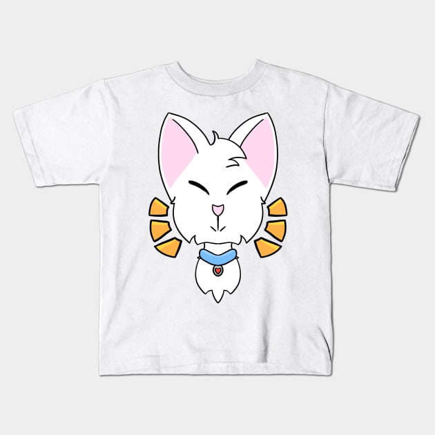 Happy Kitten Kids T-Shirt by MizTheCat